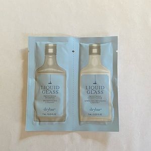 Drybar liquid glass sample size shampoo and conditioner